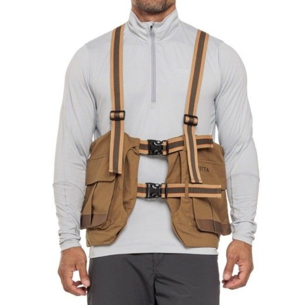 Beretta Covey Strap Hunting Vest Mens LII (Chest 46-50”) Hunting Brown msrp $199